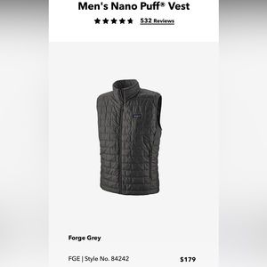 Men’s Patagonia NanoPuff Vest